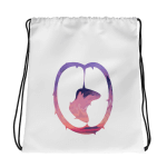 GamerGrindCo Elite Drawstring Bag White