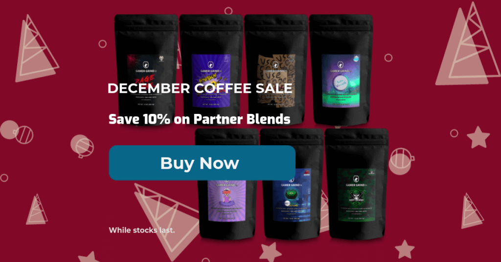 GamerGrindCo December Coffee Sale