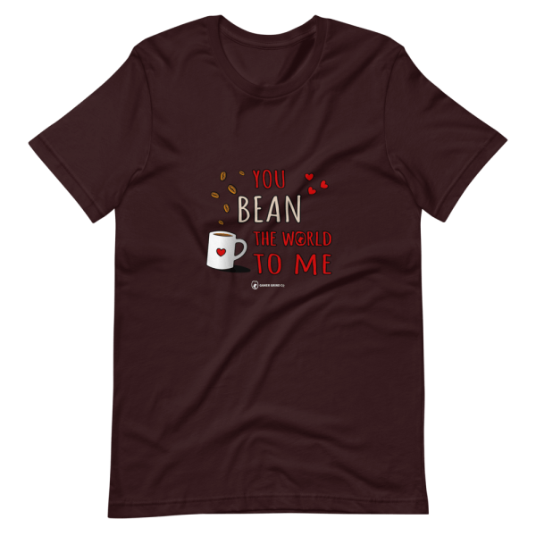 You Bean The World To Me T-Shirt Oxblood Black